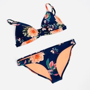 TRIANGL neoprene swim suit bikini set top bottoms